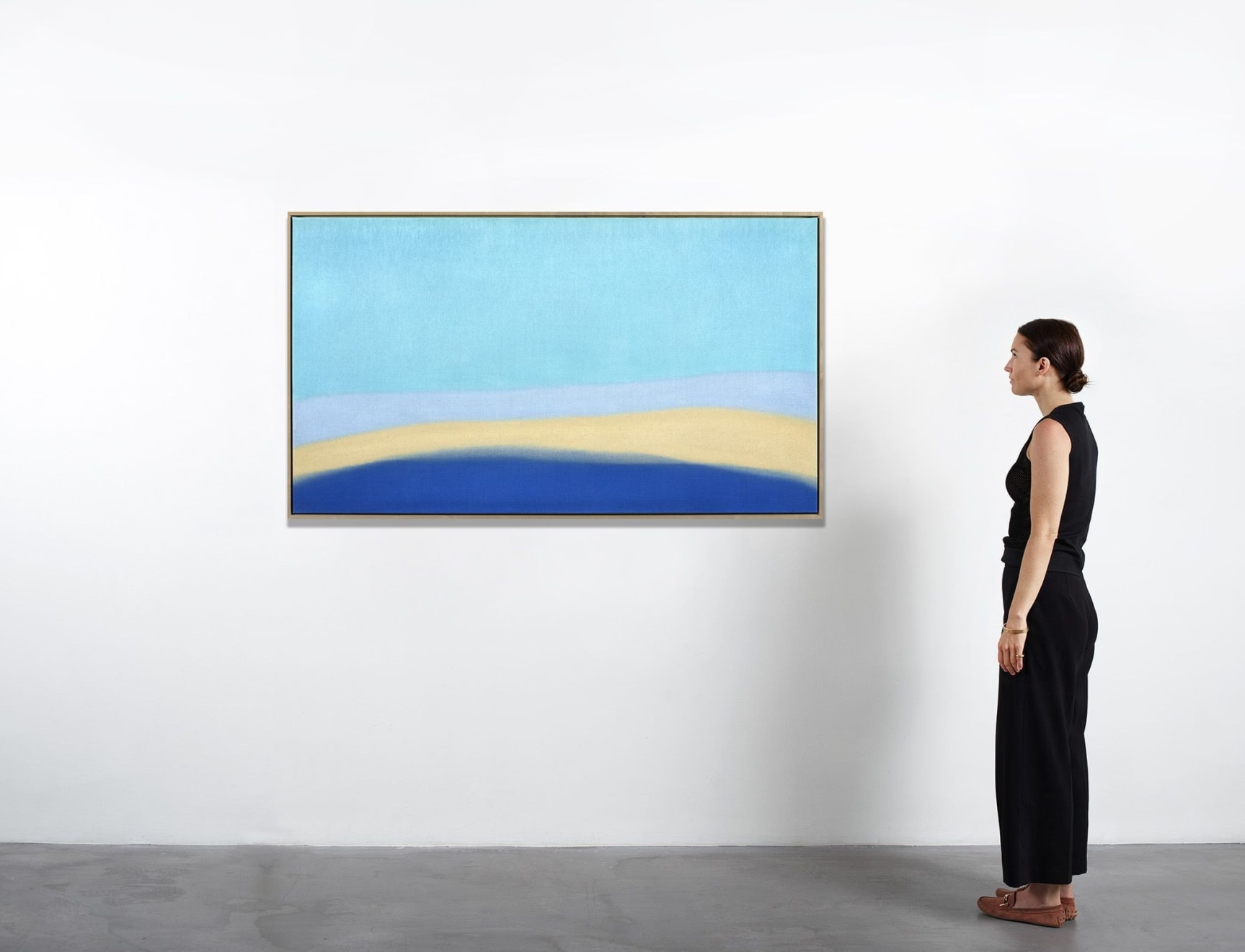 Susan Vecsey, Untitled (Turquoise/Blue), 2018