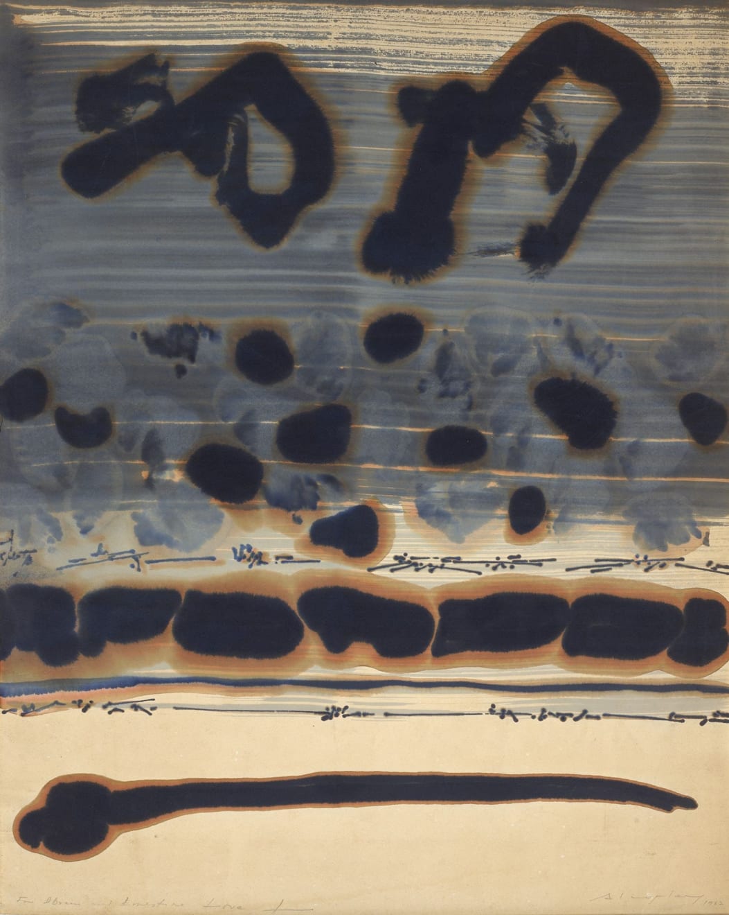 Alcopley, Untitled, 1962