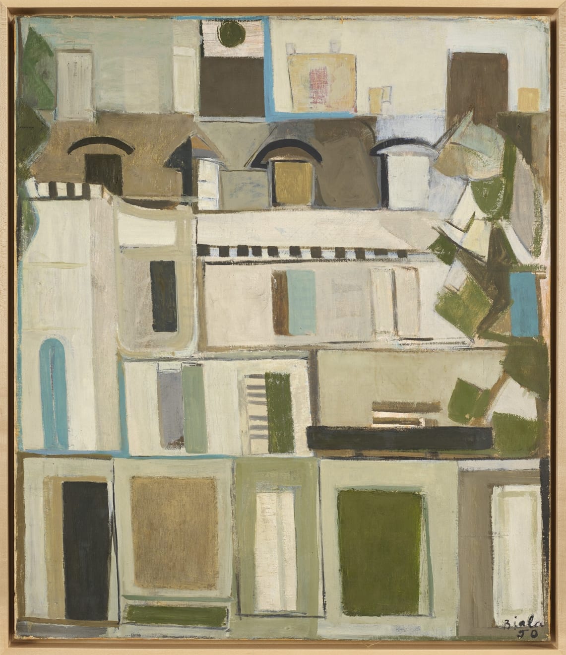 Janice Biala, White Façade, 1950