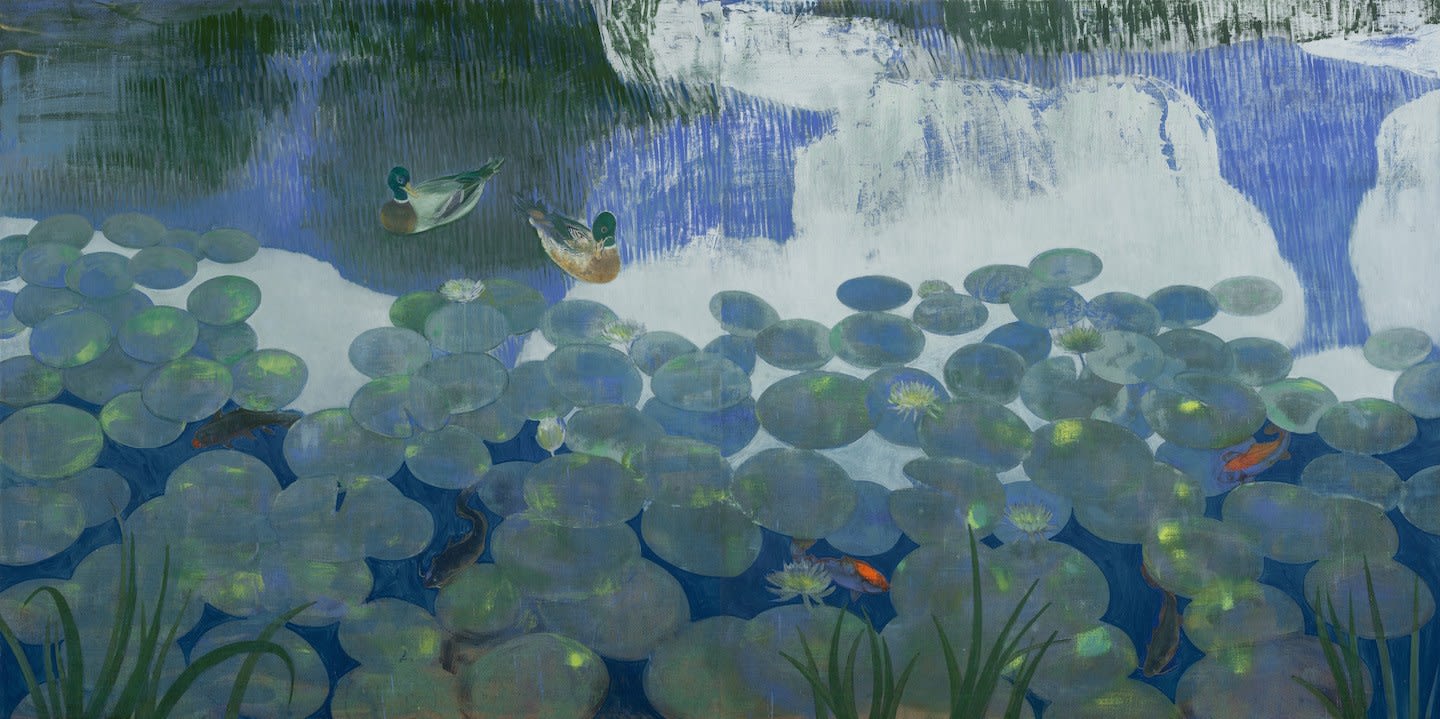 Eric Dever, Corwith Pond, Summer Afternoon, 2024