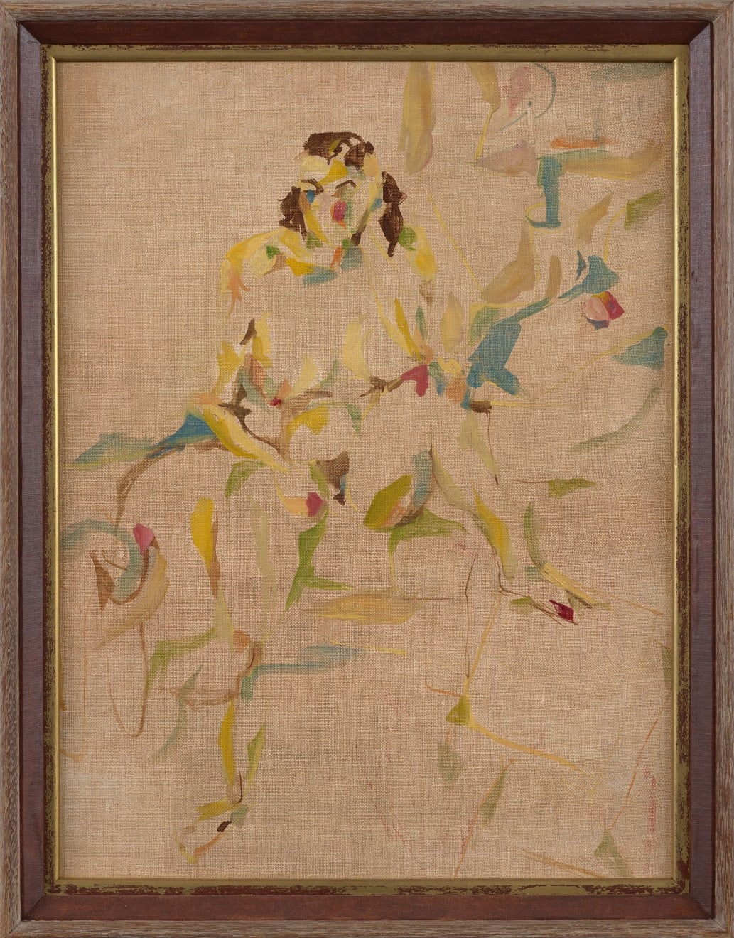 Pearl Angrist, Nude with Pink Toenails, c. 1950-58