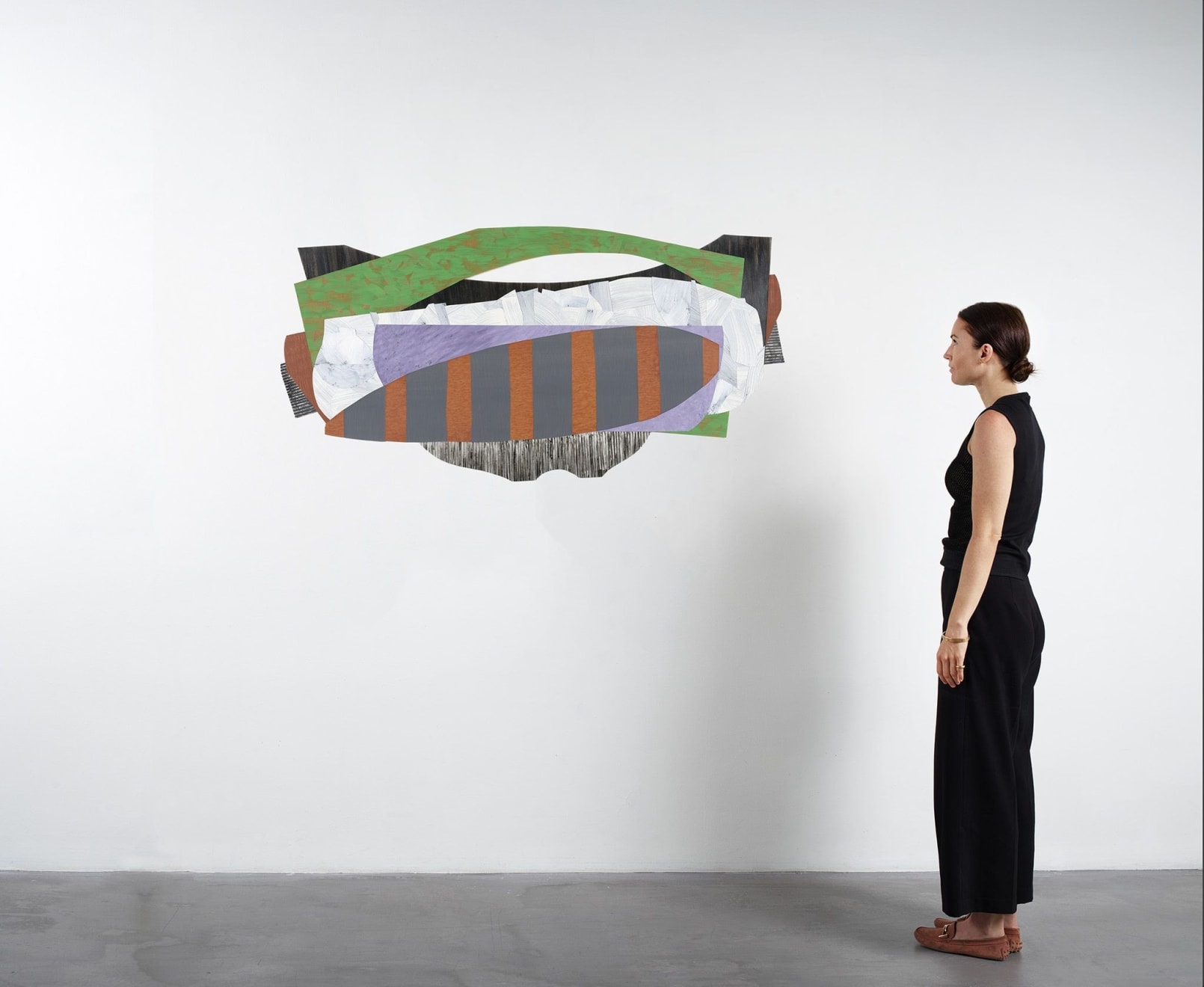 Nanette Carter, Cantilevered #53 (Teetering), 2020