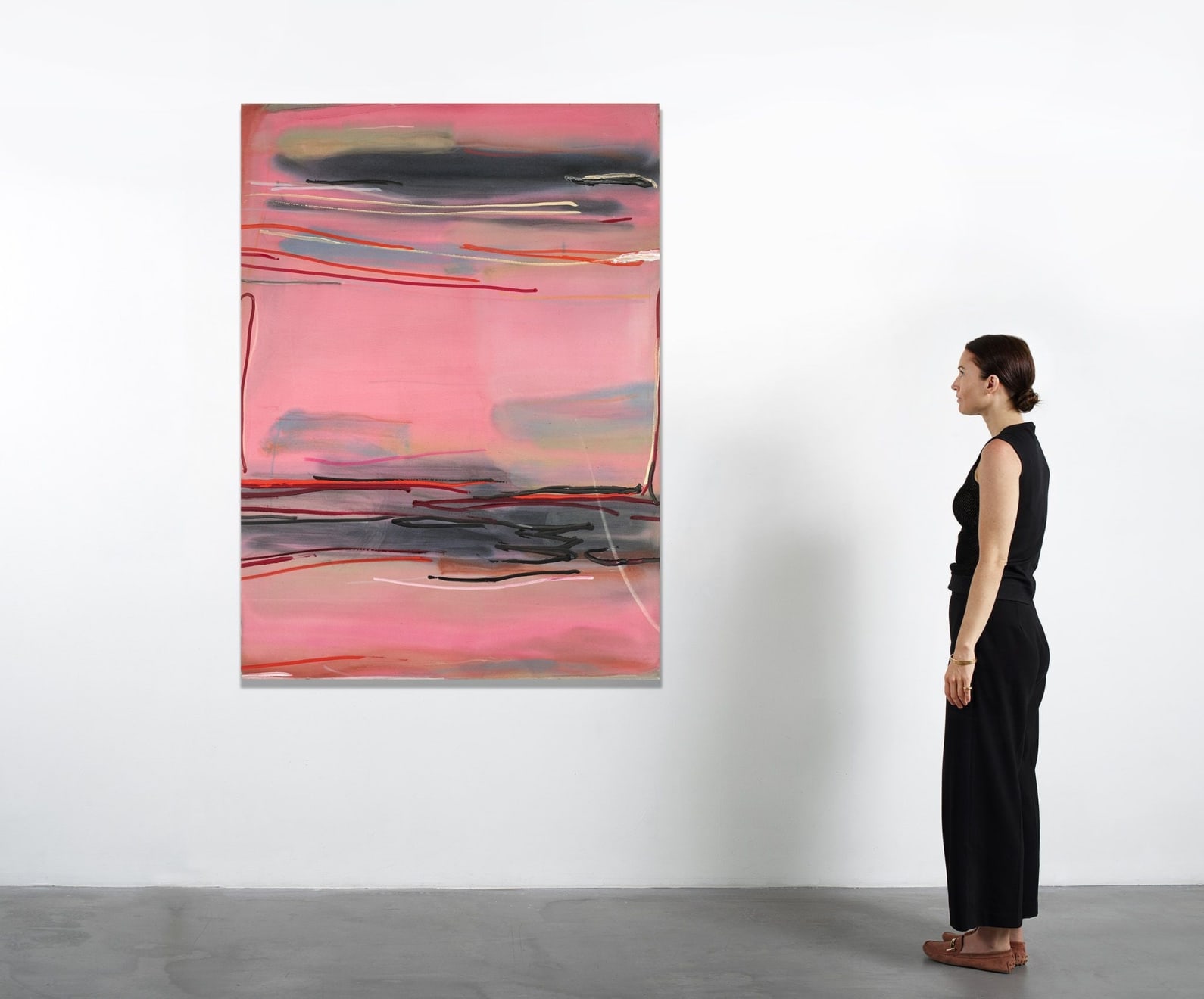 Larry Zox, Untitled (Pink), 1989