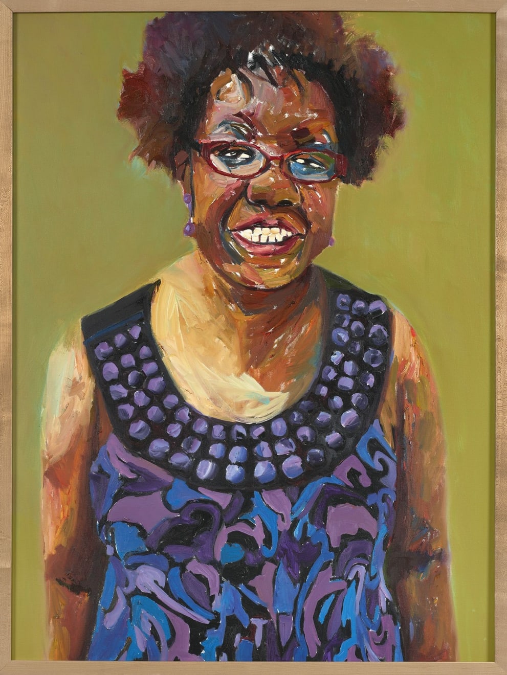 Beverly McIver, Renee in her Purple Dress, 2010