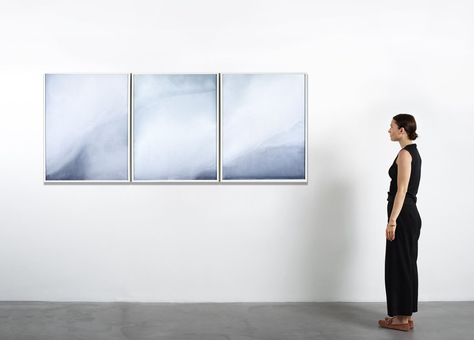 Susan Vecsey, Untitled (White Triptych), 2023