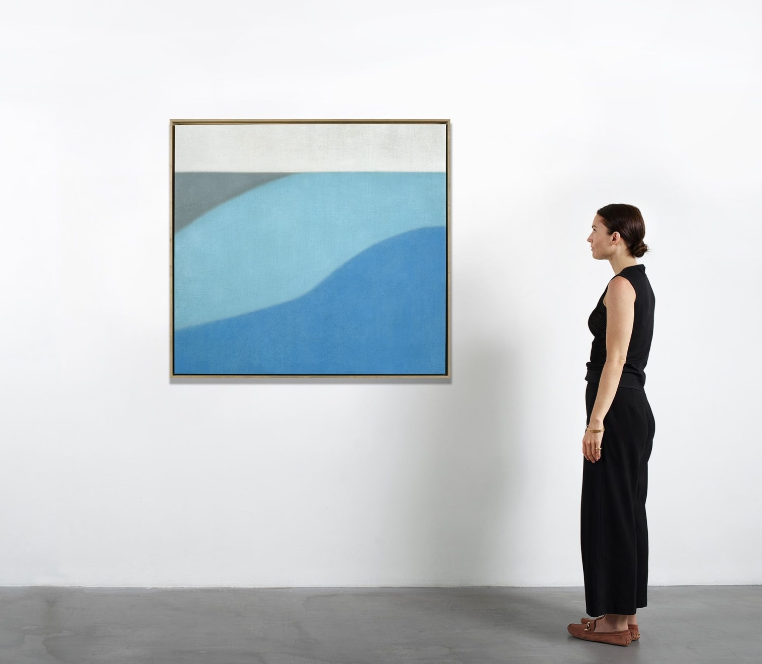 Susan Vecsey, Untitled (Turquoise/Blue), 2022