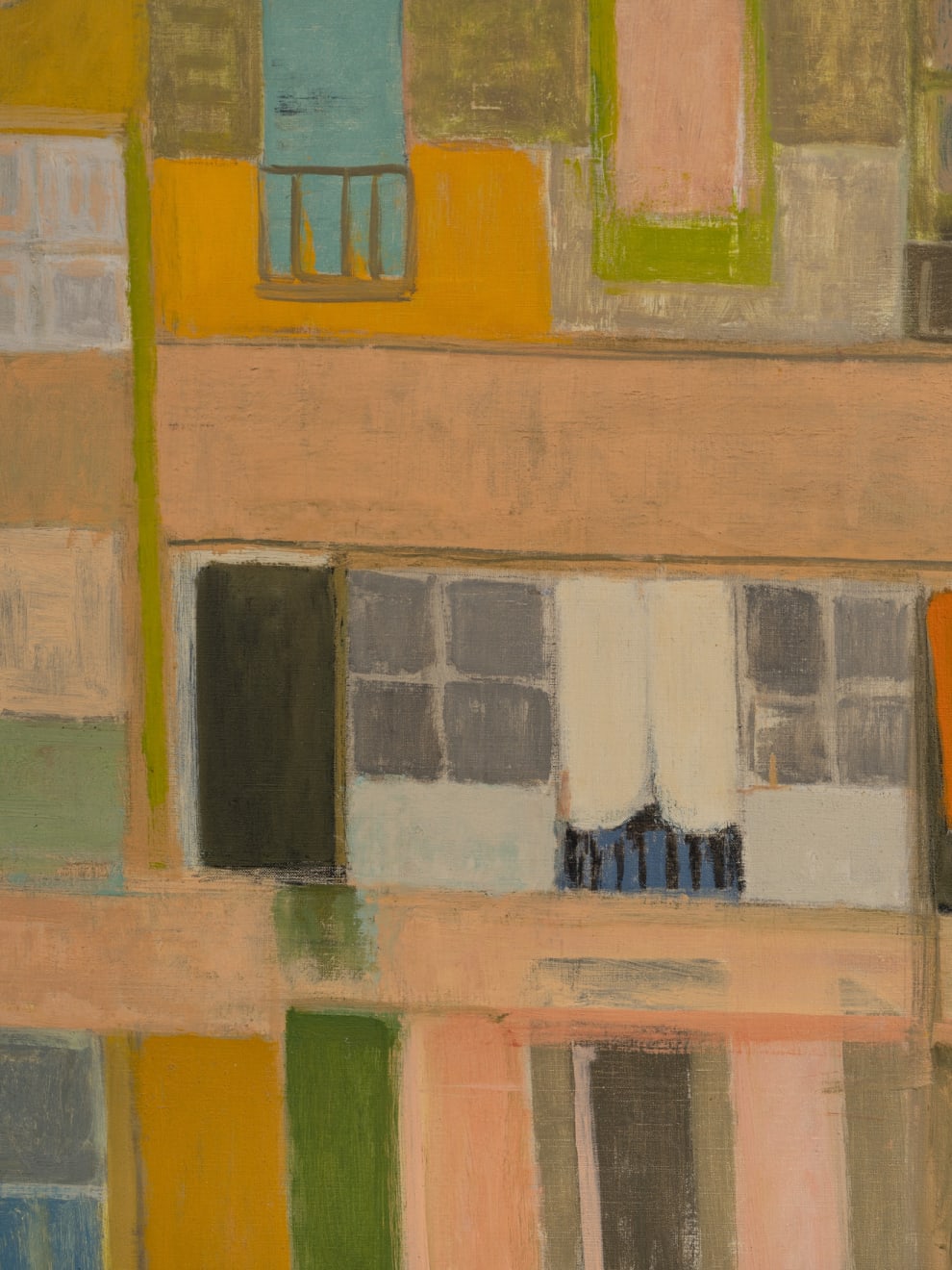 Janice Biala, Pink Facade, 1948-1949