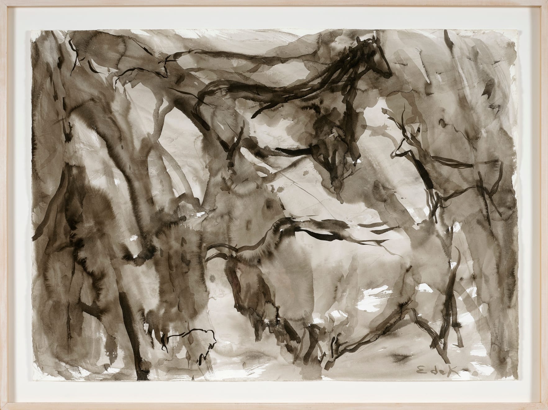 Elaine de Kooning, Shuyangh Cave (Cave No. 144), 1988