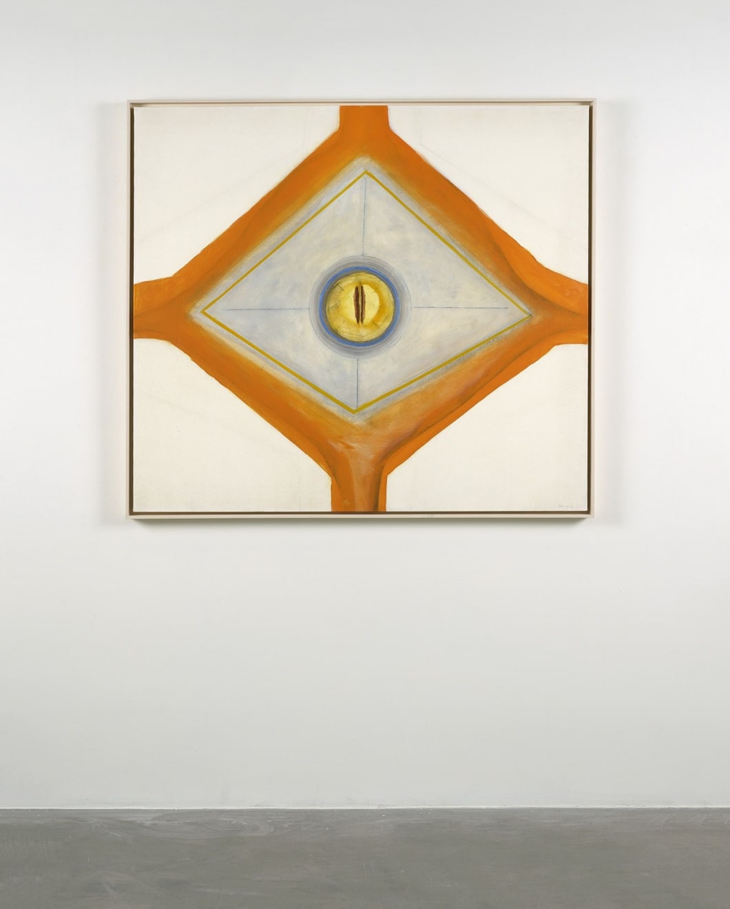 Ida Kohlmeyer, Orange Rhomboid, 1968