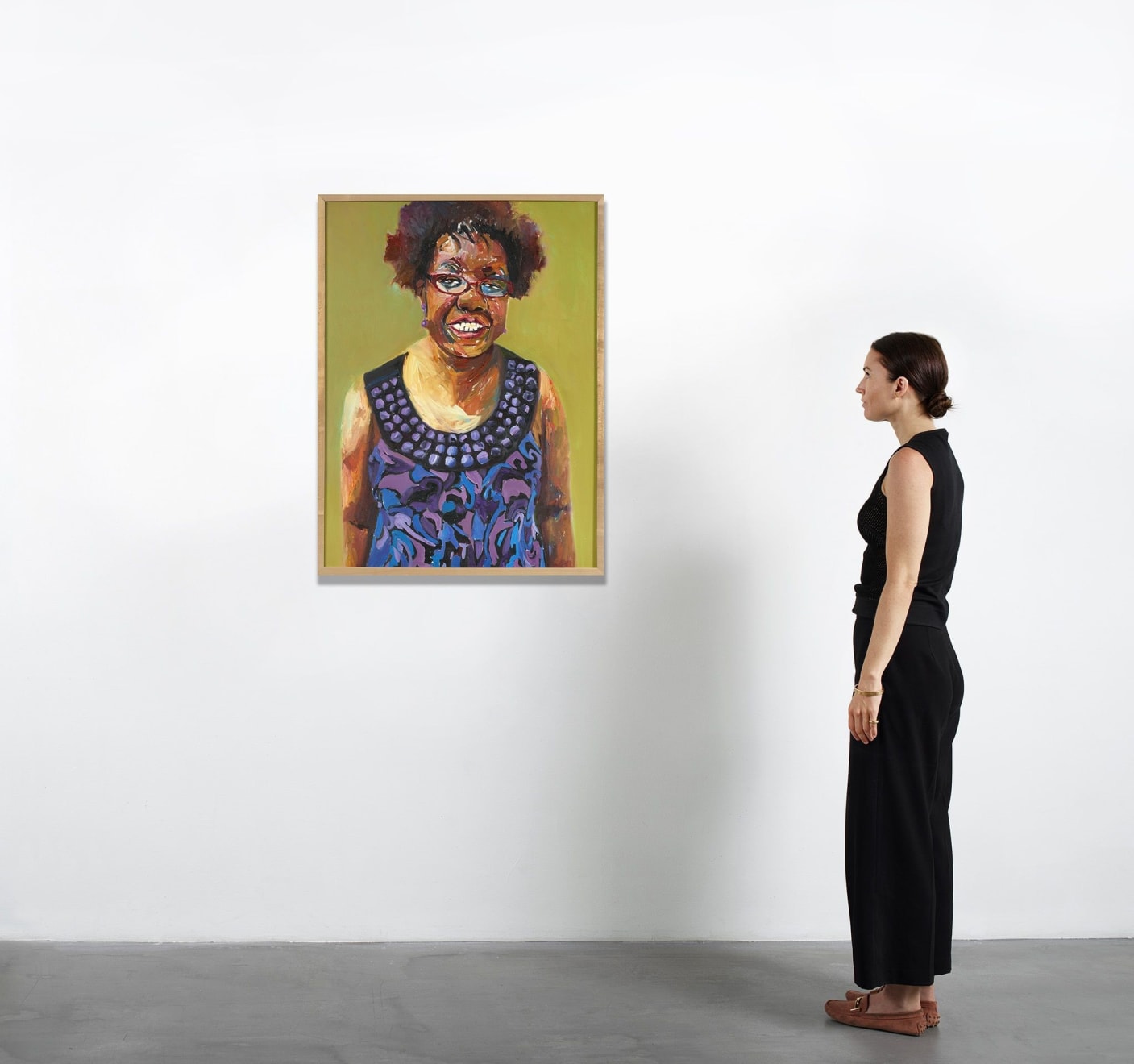 Beverly McIver, Renee in her Purple Dress, 2010