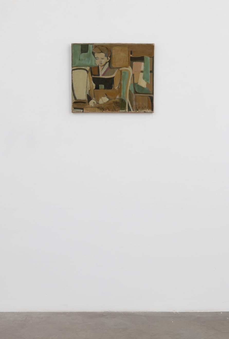 Janice Biala, Intérieur avec Marguerite Lang, 1950