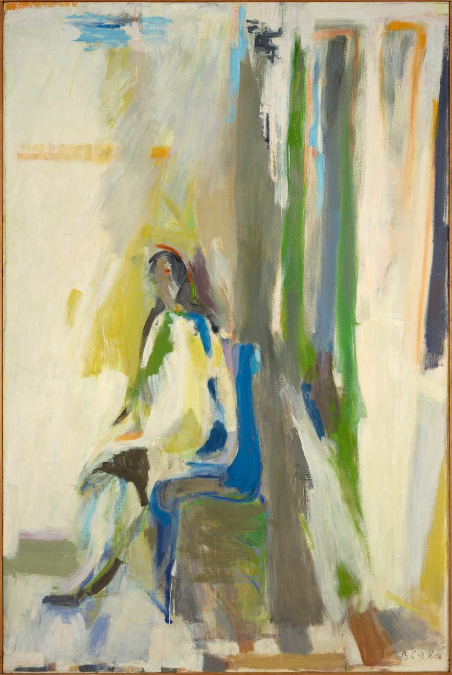 Janice Biala, Marguerita Aguayo dans L'Atelier (Marguerita Aguayo in the studio), 1961