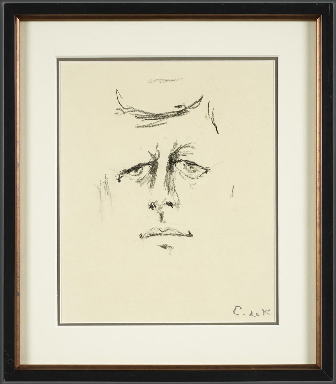 Elaine de Kooning, Untitled (JFK Study), 1962