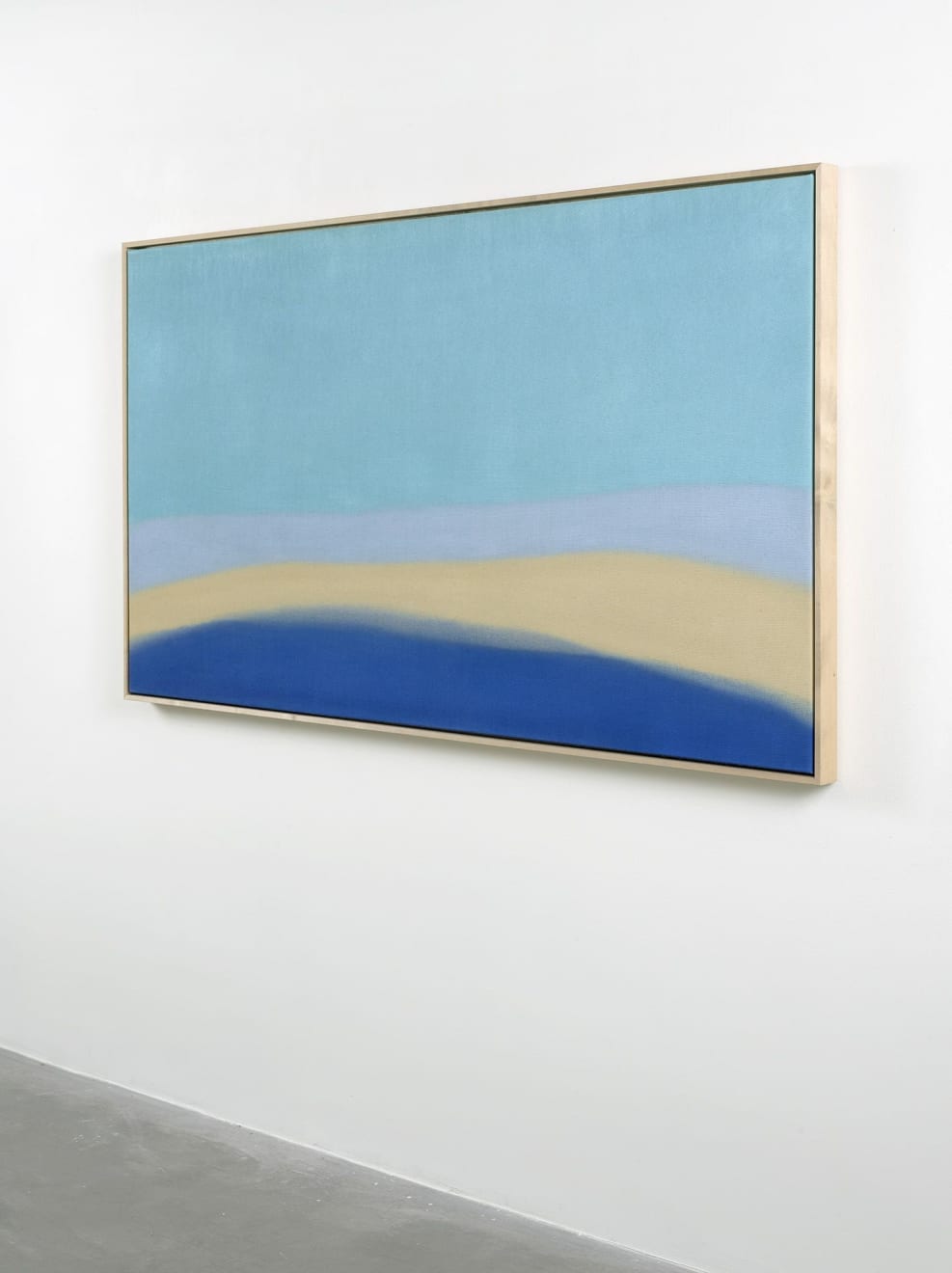 Susan Vecsey, Untitled (Turquoise/Blue), 2018