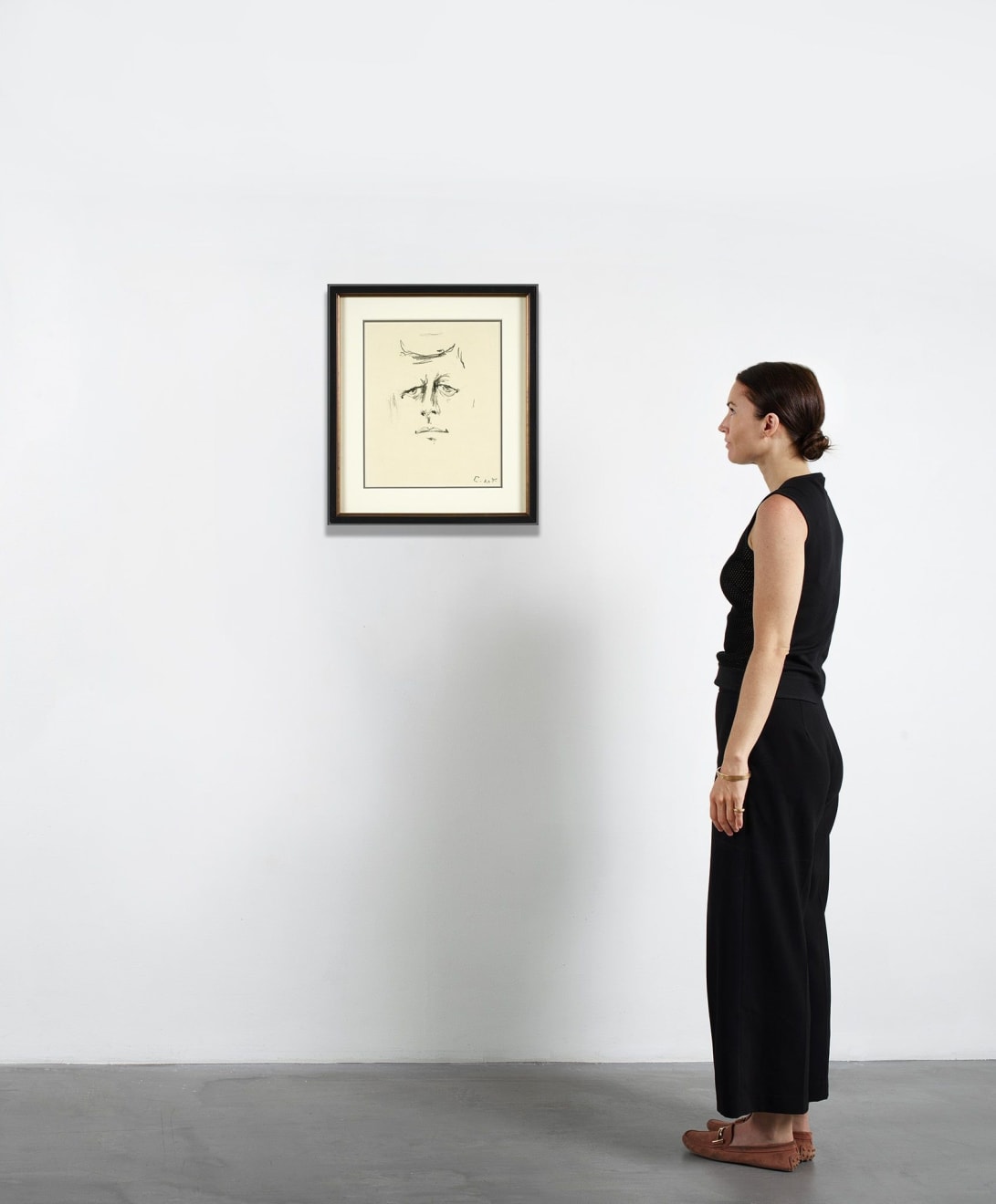 Elaine de Kooning, Untitled (JFK Study), 1962