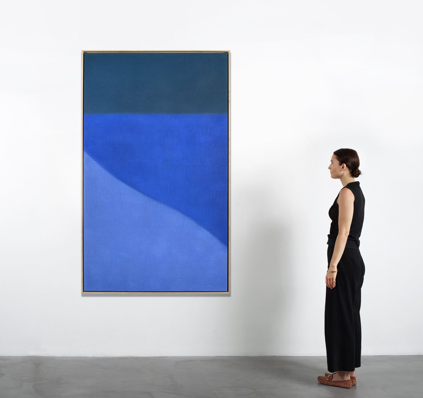 Susan Vecsey, Untitled (Blue Vertical), 2022