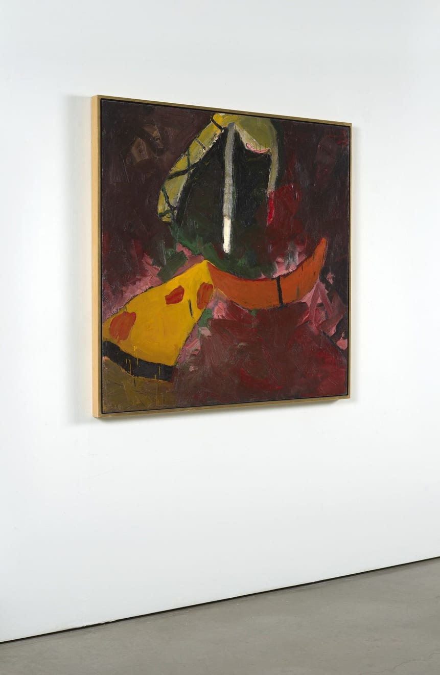 Joan Brown, Reaching for That Chicken at Jacks, 1960