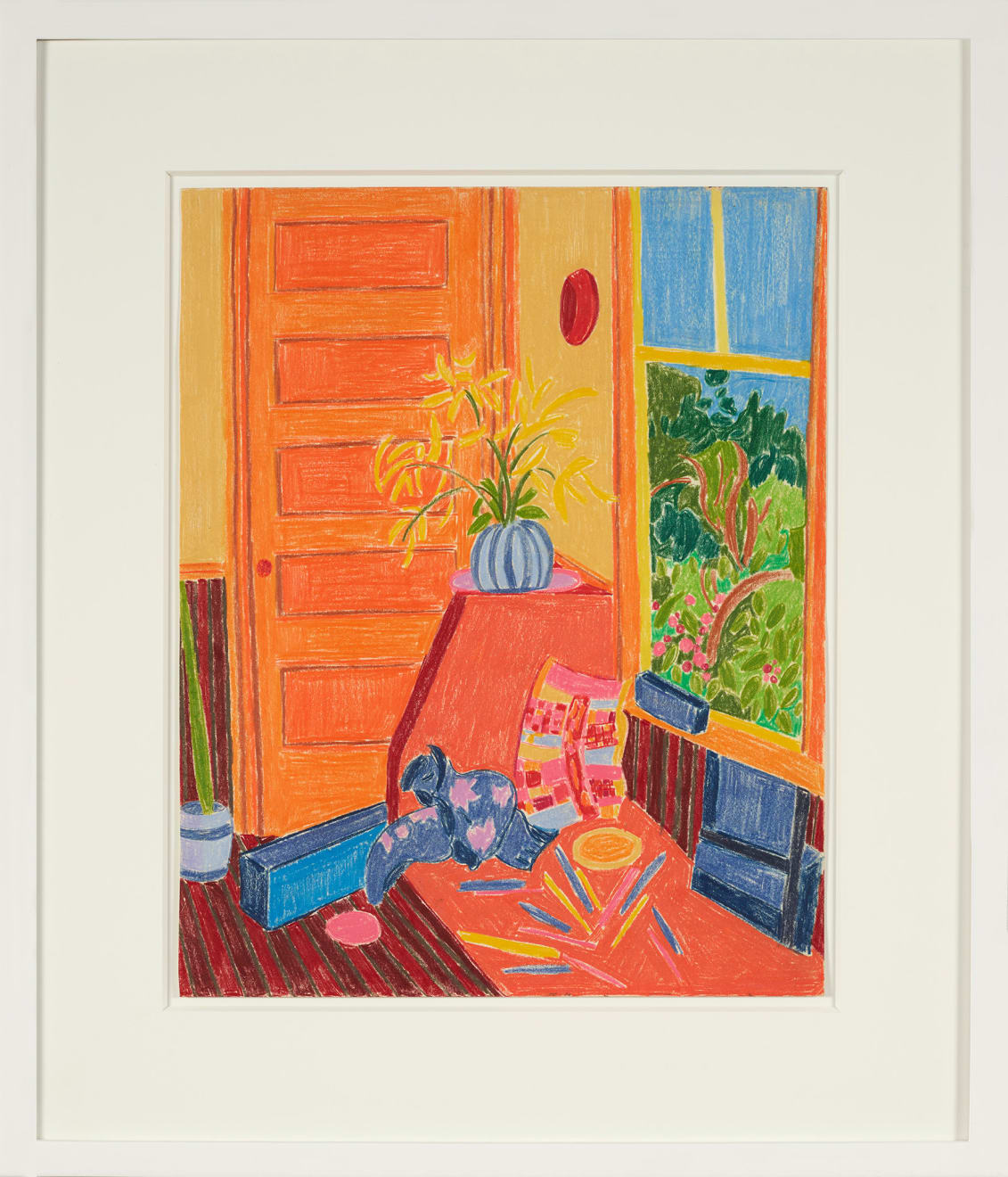 Lynne Drexler, Orange Door, 1981