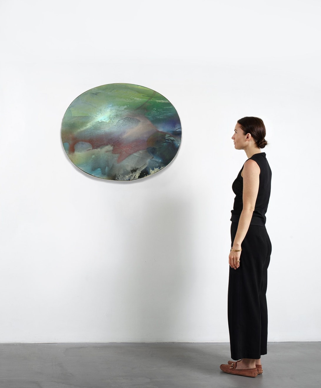 Paul Jenkins, Phenomena Tondo Terra, 1971