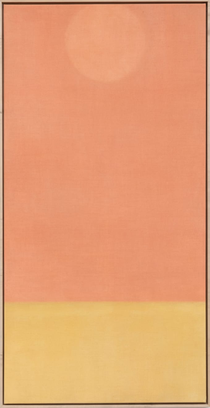 Susan Vecsey, Untitled (Melon / Gold), 2025