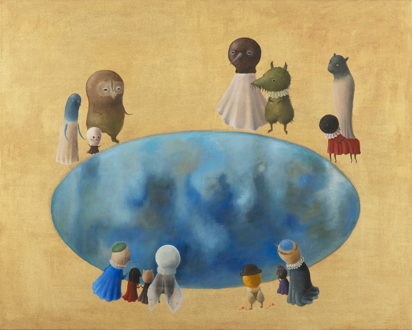 Sota Sakuma, Modrá elipsa / Blue Ellipsis, 2024