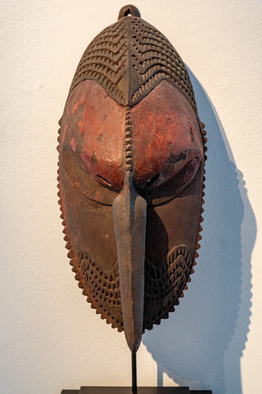 Maska ducha, oblast dolního toku řeky Sepik, Papua Nová Guinea, první polovina 20.století