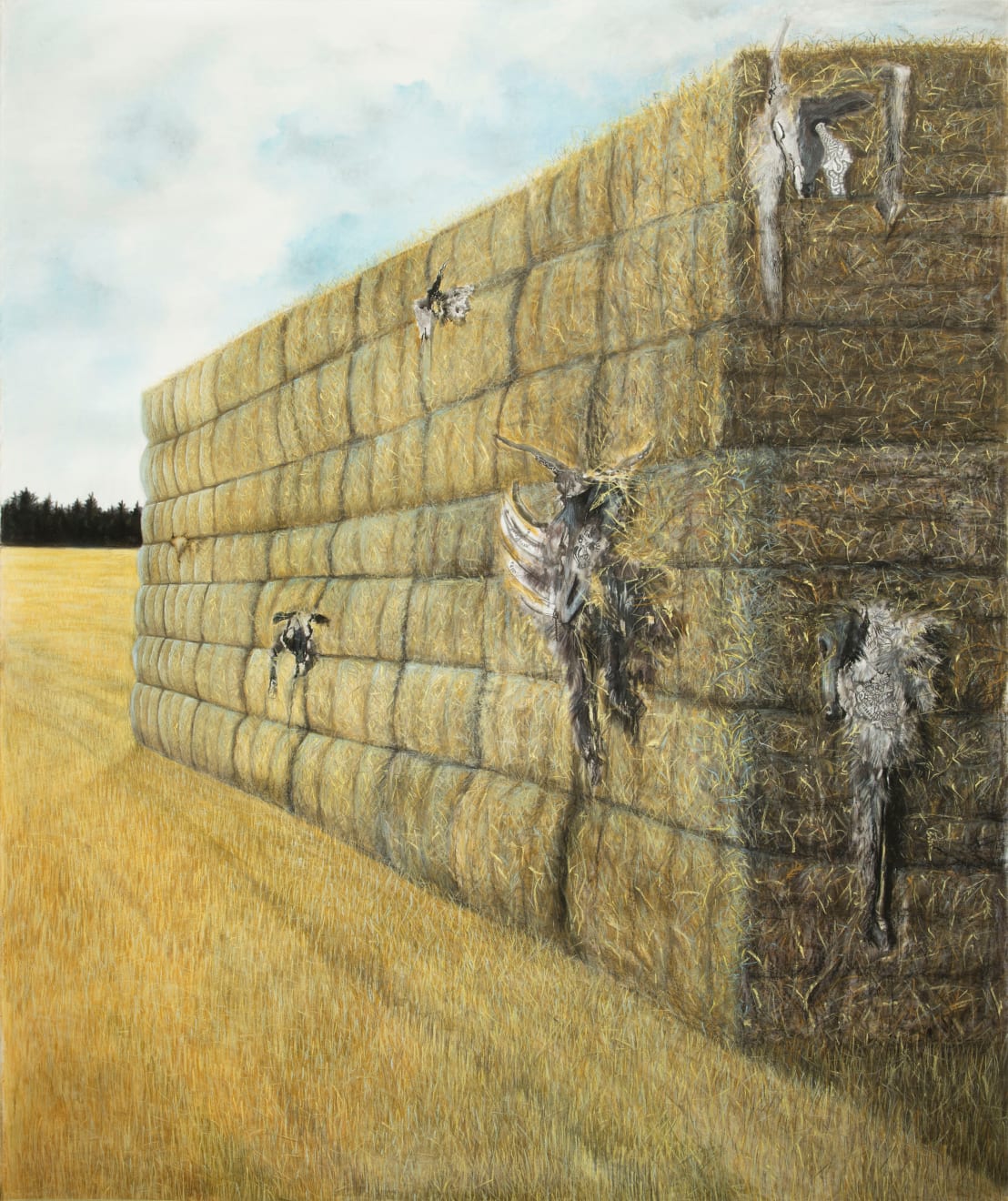 Karolína Netolická, Slaměný panelák / A Straw Block of Flats, 2020