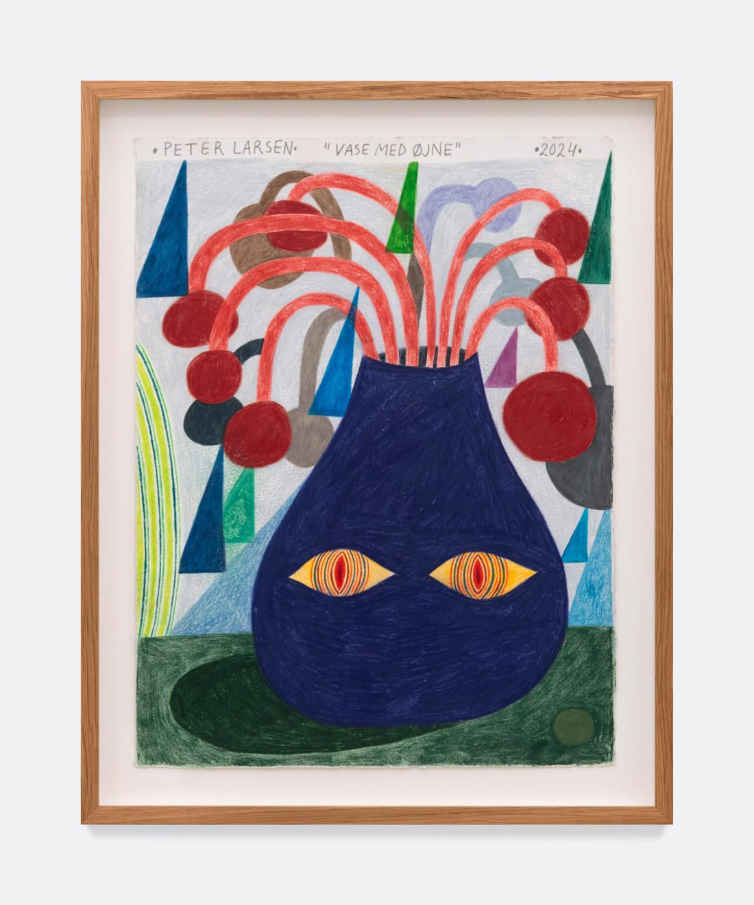 Peter Larsen, Vase med øjne, 2024