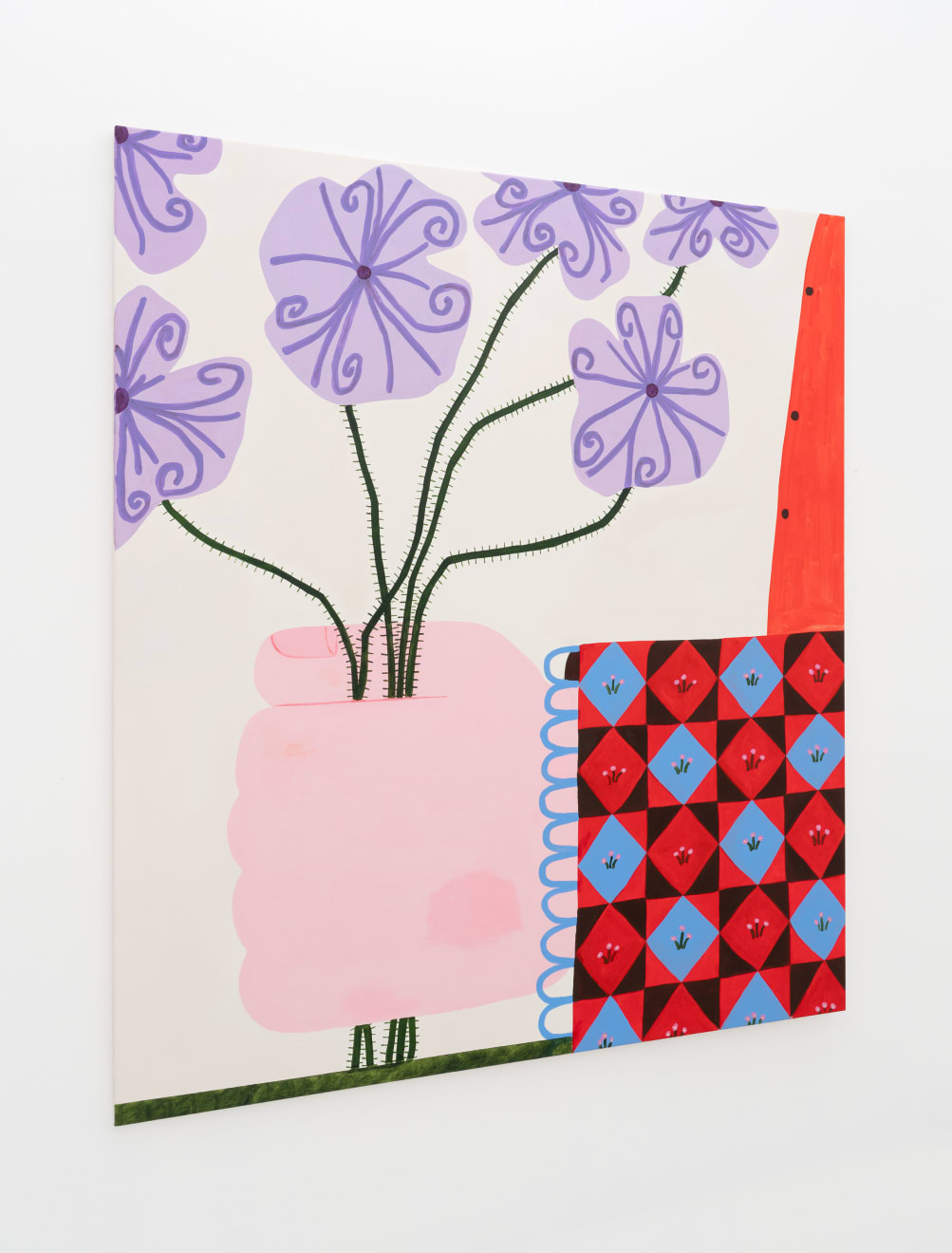 Galina Munroe, What Stands Behind the Flowers #2, 2025