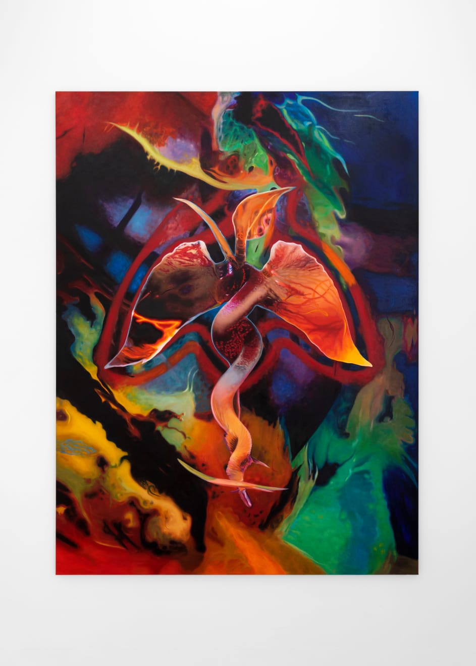 Emilie Imán, A prayer, safe travels into your ripened affective intensities (juicy soft light and not to tight compression securities), 2023