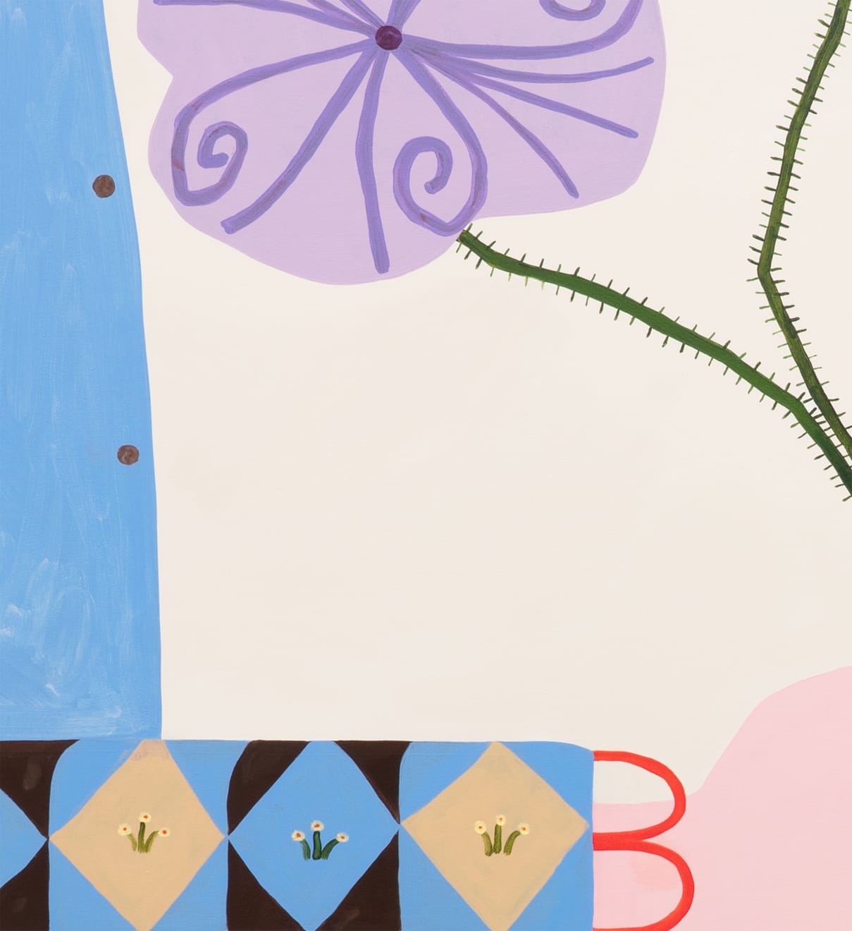 Galina Munroe, What Stands Behind the Flowers #1, 2025