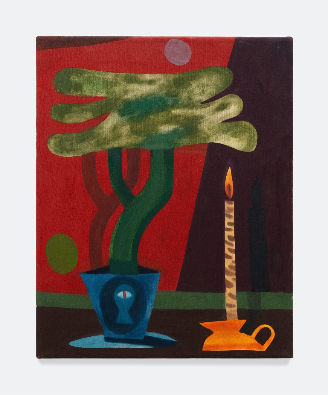 Peter Larsen, Kyklopvase med stearinlys, 2024