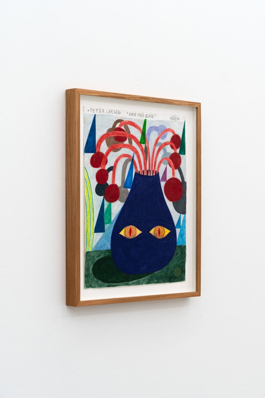 Peter Larsen, Vase med øjne, 2024