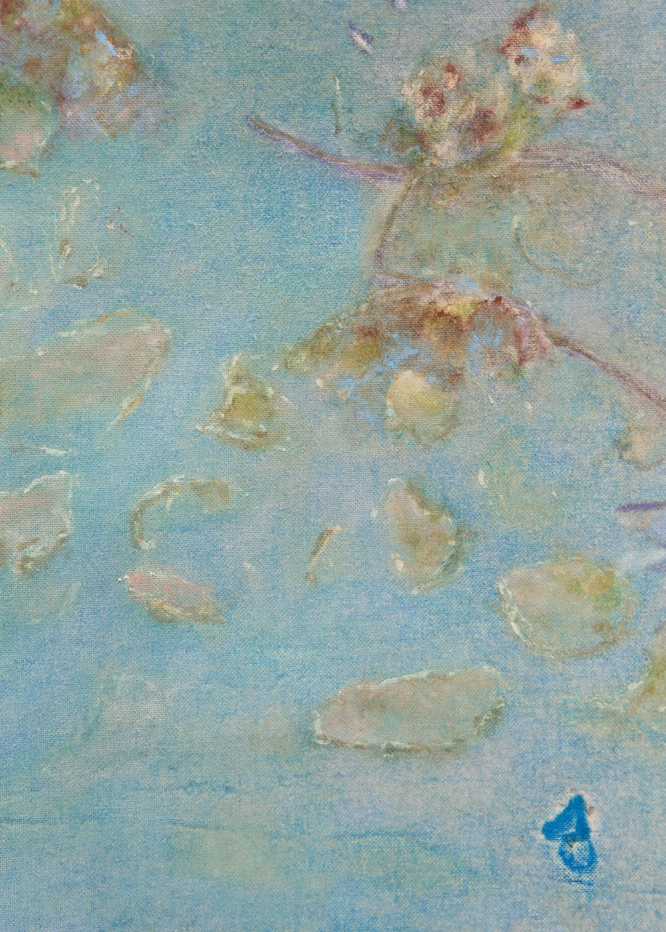 Jon Erik Nyholm, Untitled (Blue Is The Colour Between Violet and Green), 2024