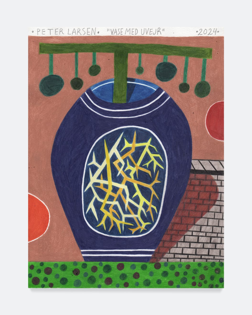 Peter Larsen, Vase med uvejr, 2024