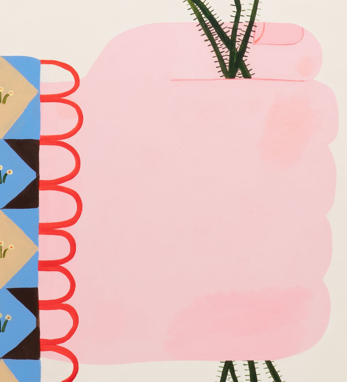 Galina Munroe, What Stands Behind the Flowers #1, 2025