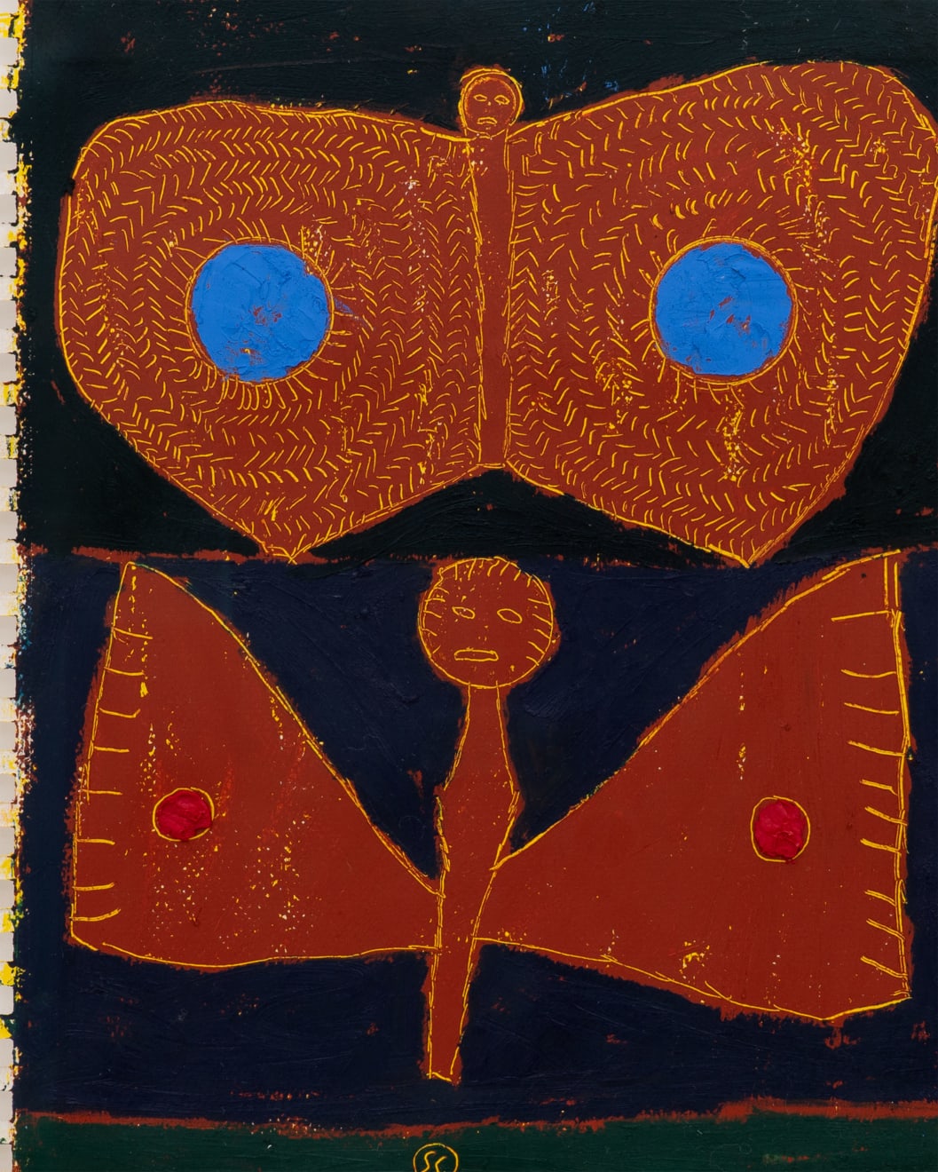 Sune Christiansen, To sommerfugle/Two Butterflies, 2025