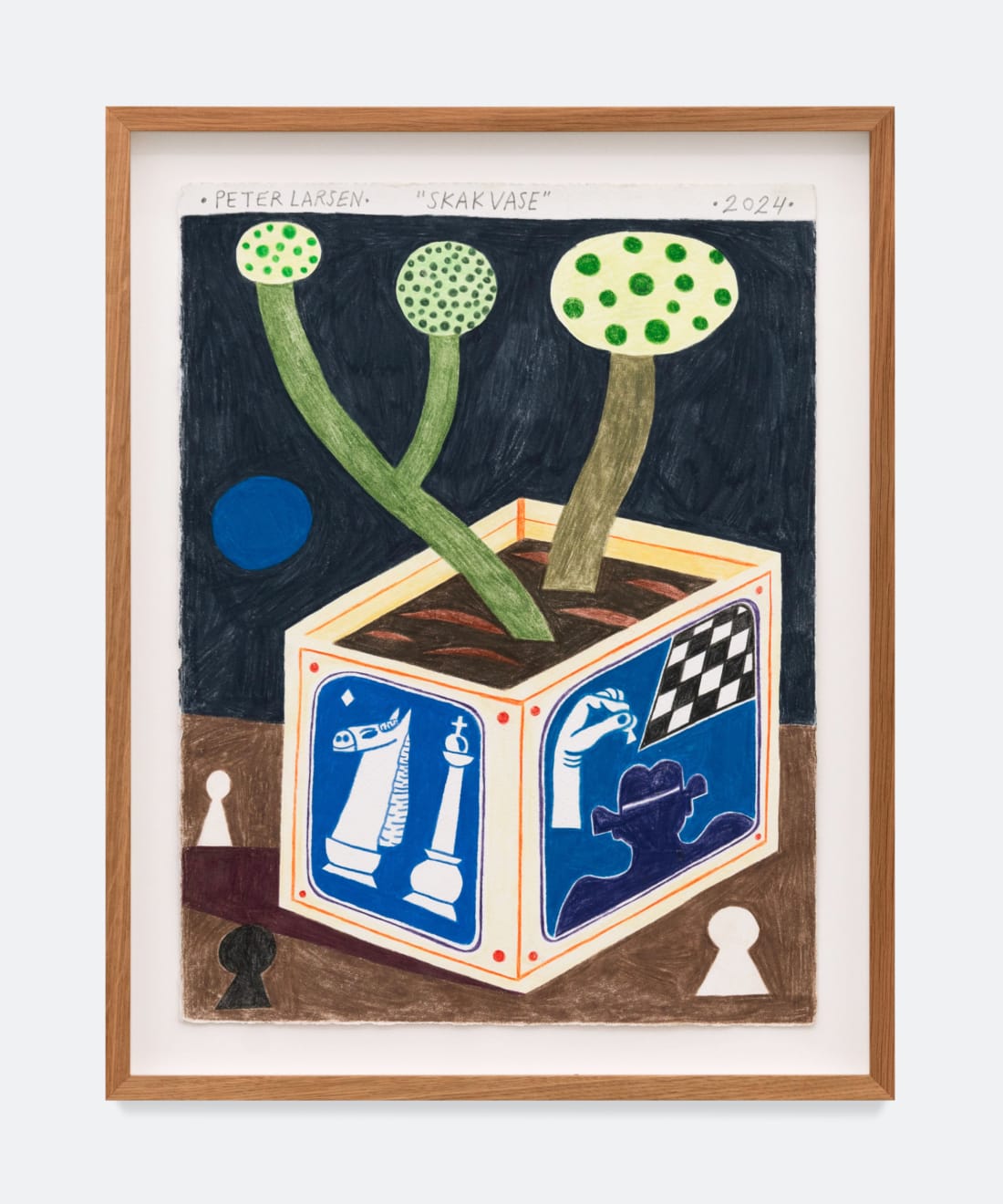 Peter Larsen, Skakvase, 2024
