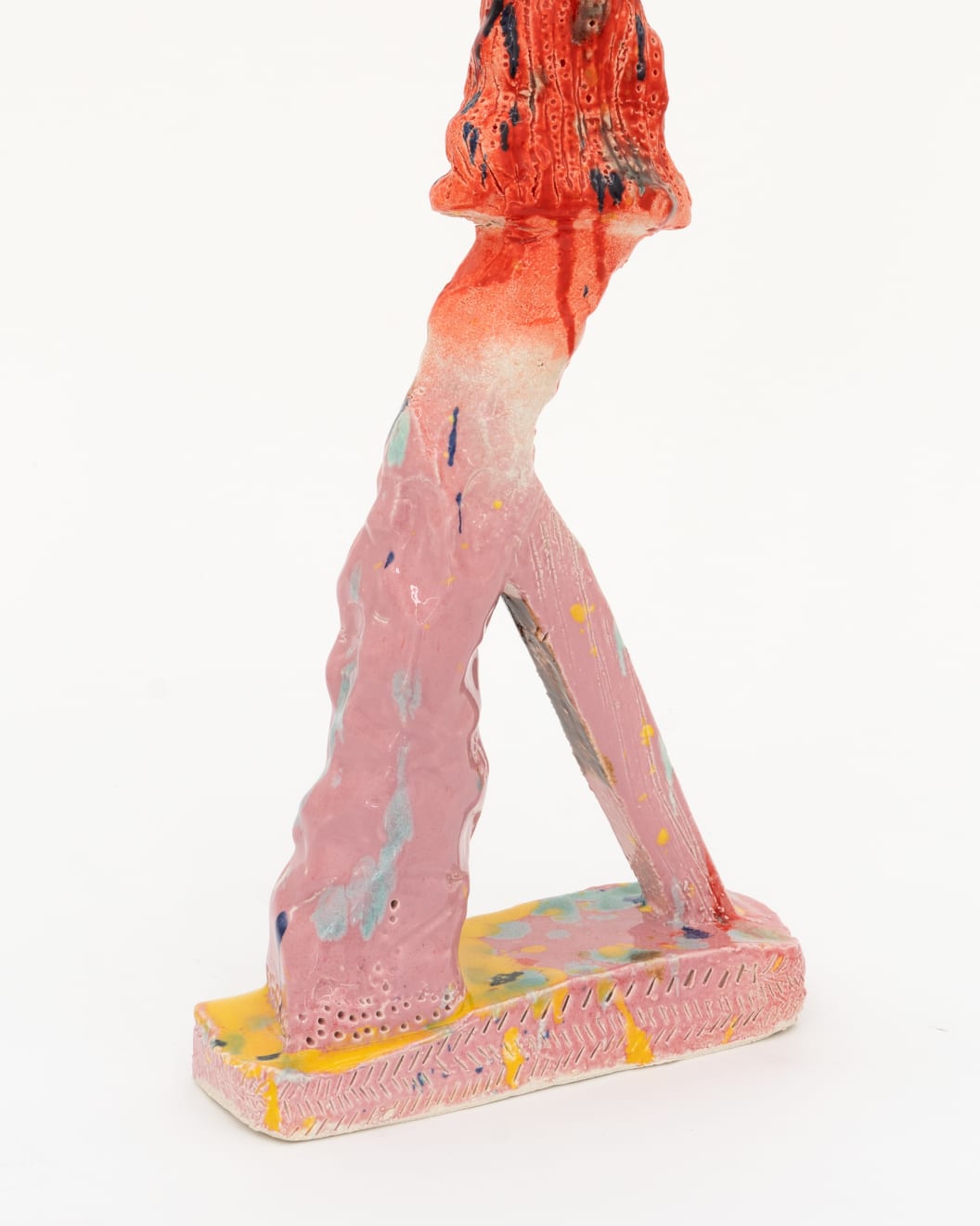 Sune Christiansen, Blå, rød og lyserød figur/Blue, Red and Pink Figure, 2025