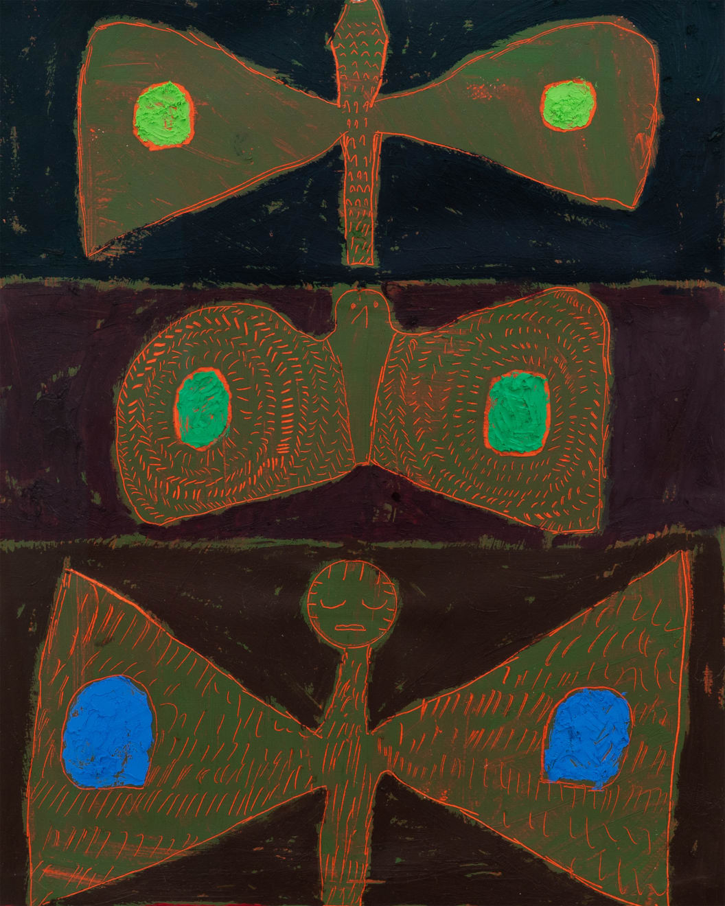 Sune Christiansen, To sommerfugle/Two Butterflies , 2025