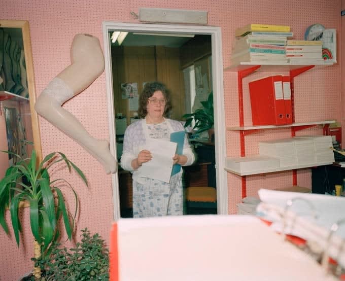 Anna Fox, Work Stations, Company producing fashion accessories, Wembley (11), 1988