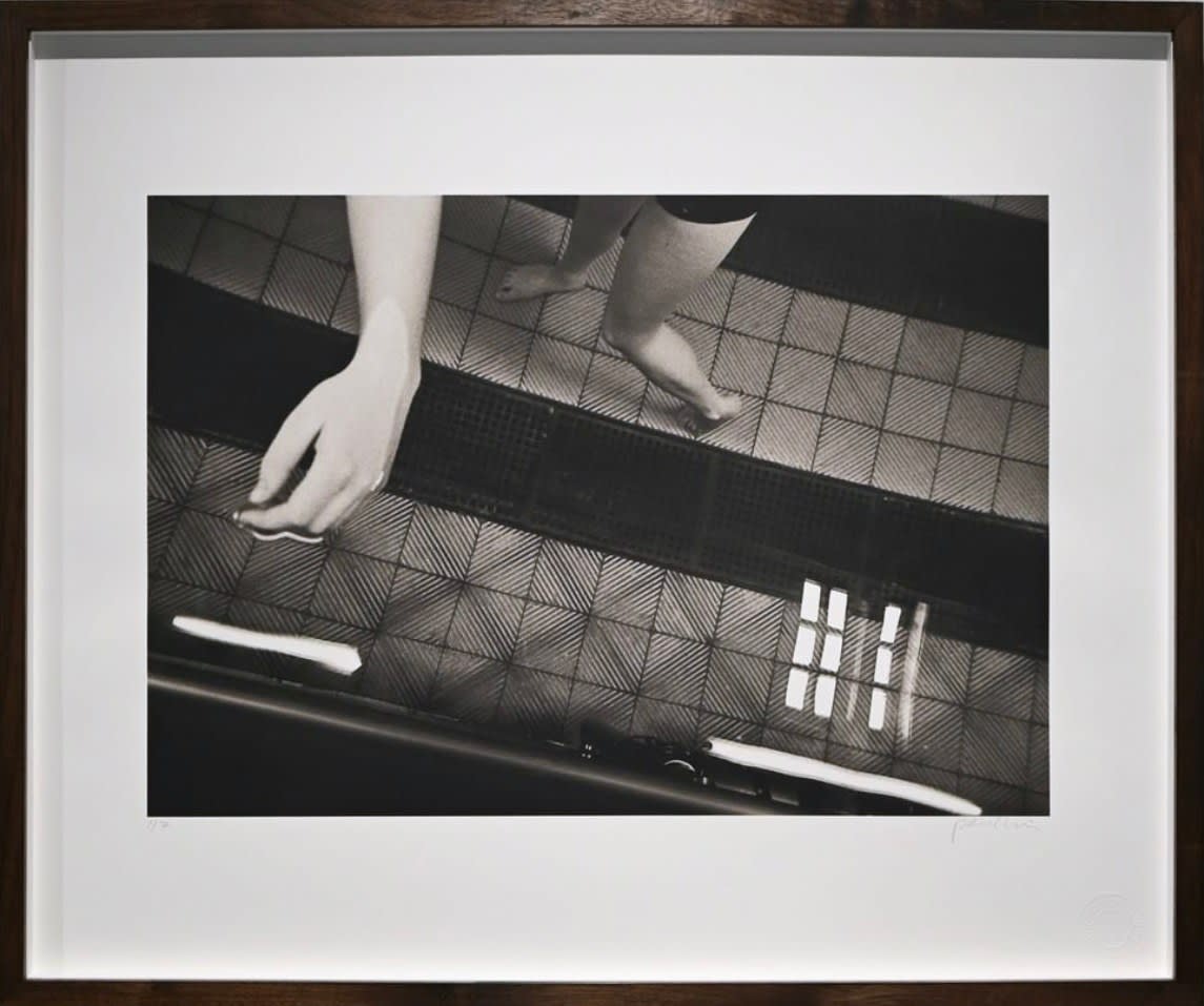 Paul Hill, Hand and Legs in Water, Buxton (1975), 2021