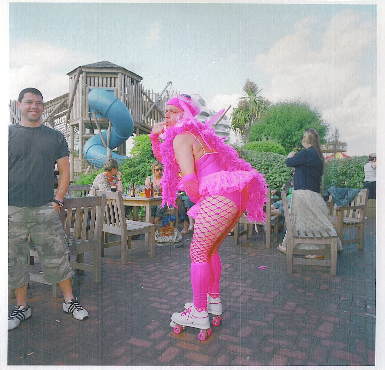 Anna Fox, X Resort 2, Pink Fairy on Rollerblades, 2009