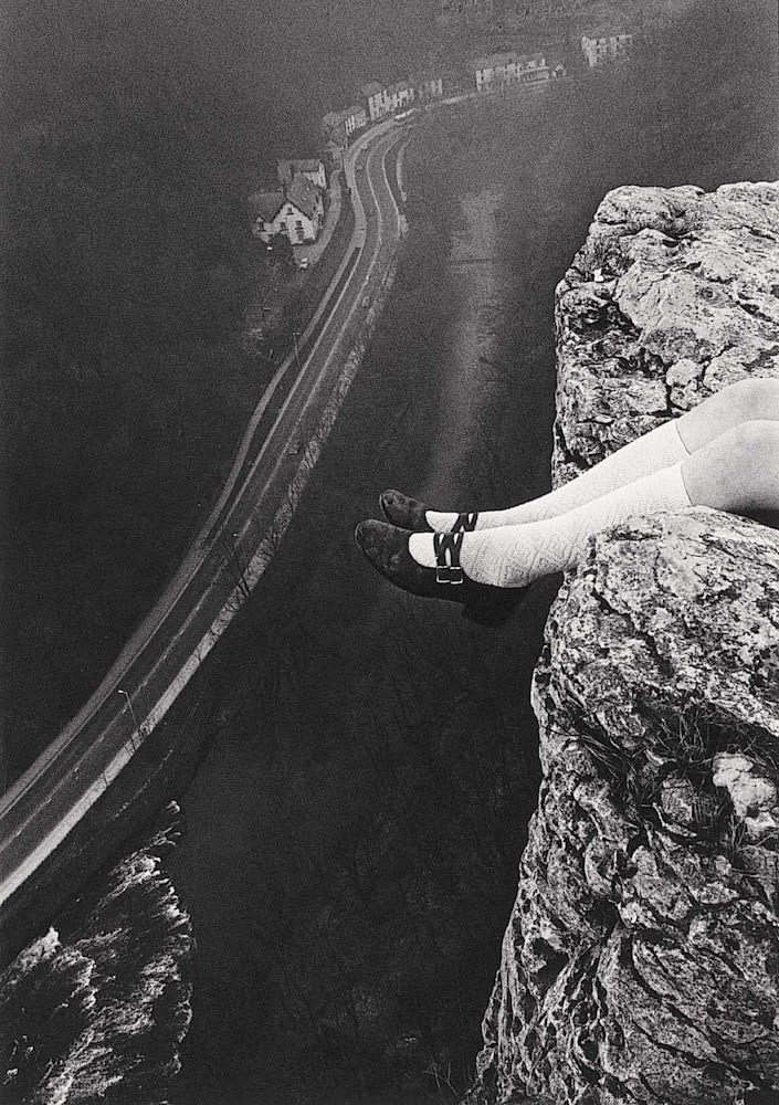 Paul Hill, Legs over High Tor, Matlock Bath, 2021