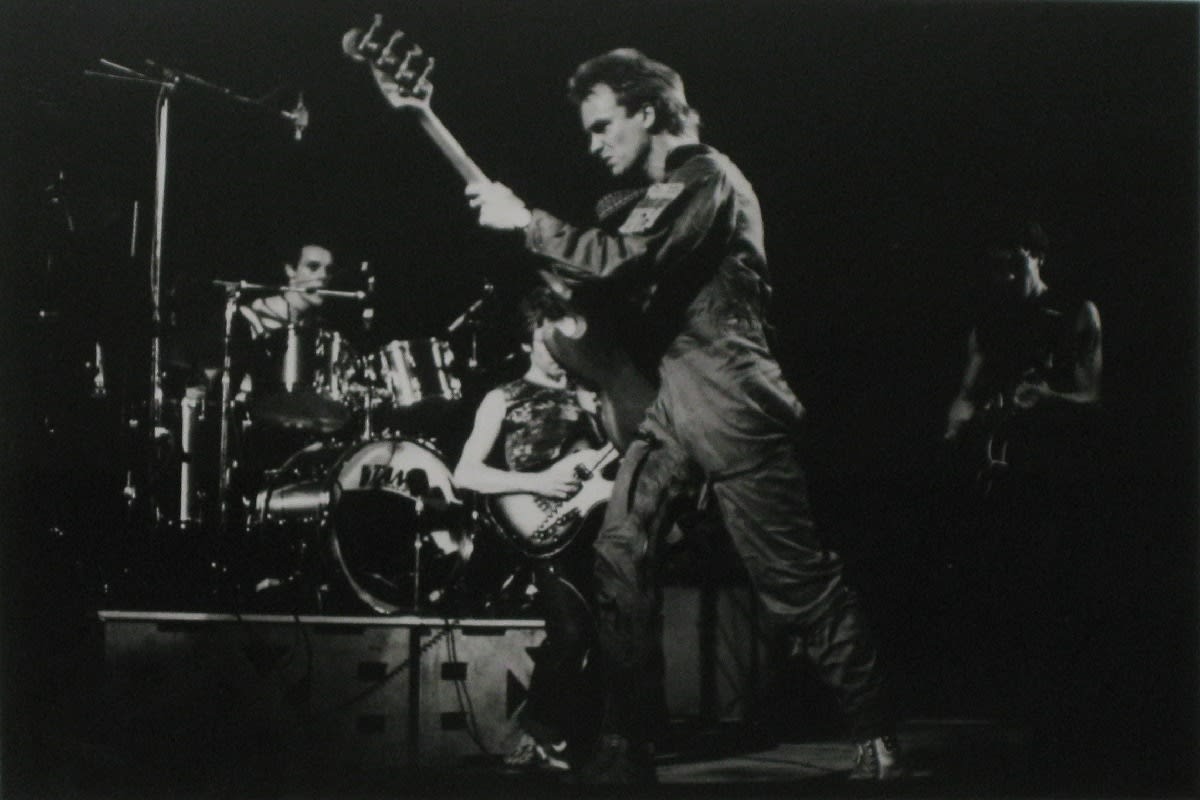 Caroline Coon, Sting in Police, the bullring, Mont de Marsan Punk Rock Festival, 1976