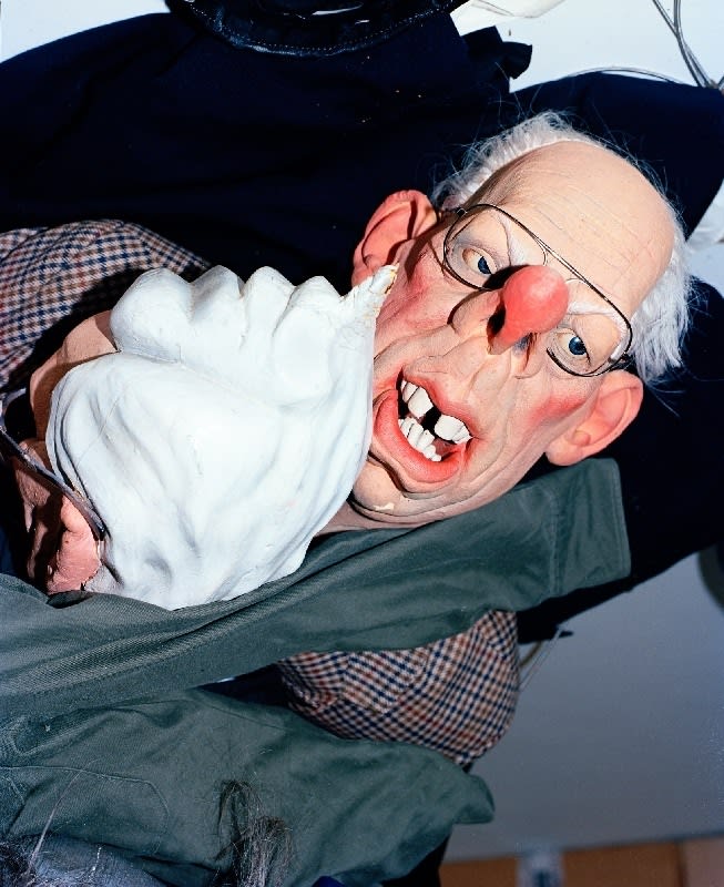 Anna Fox & Andrew Bruce, Spitting- Dennis Thatcher, 2015
