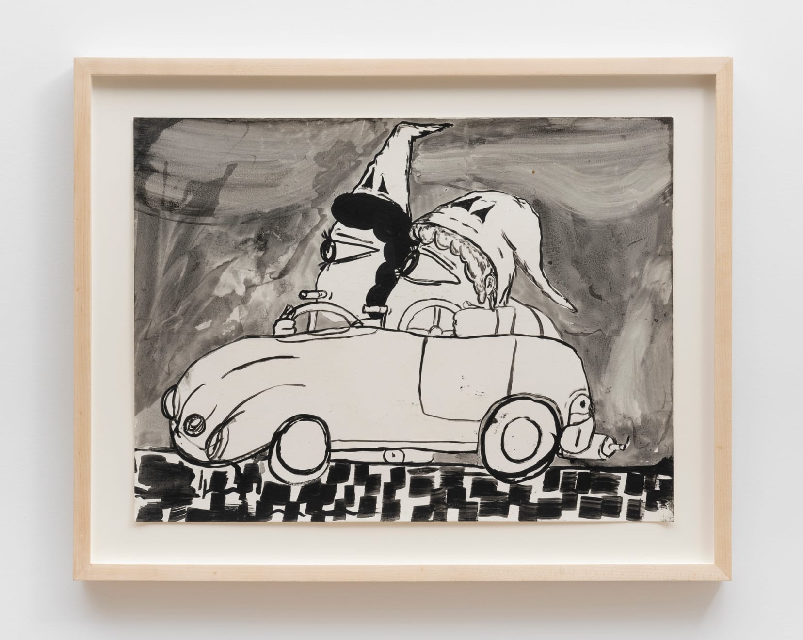 Devin Troy Strother, On The Road Again, Looking For The Green Book (Sketch), 2022