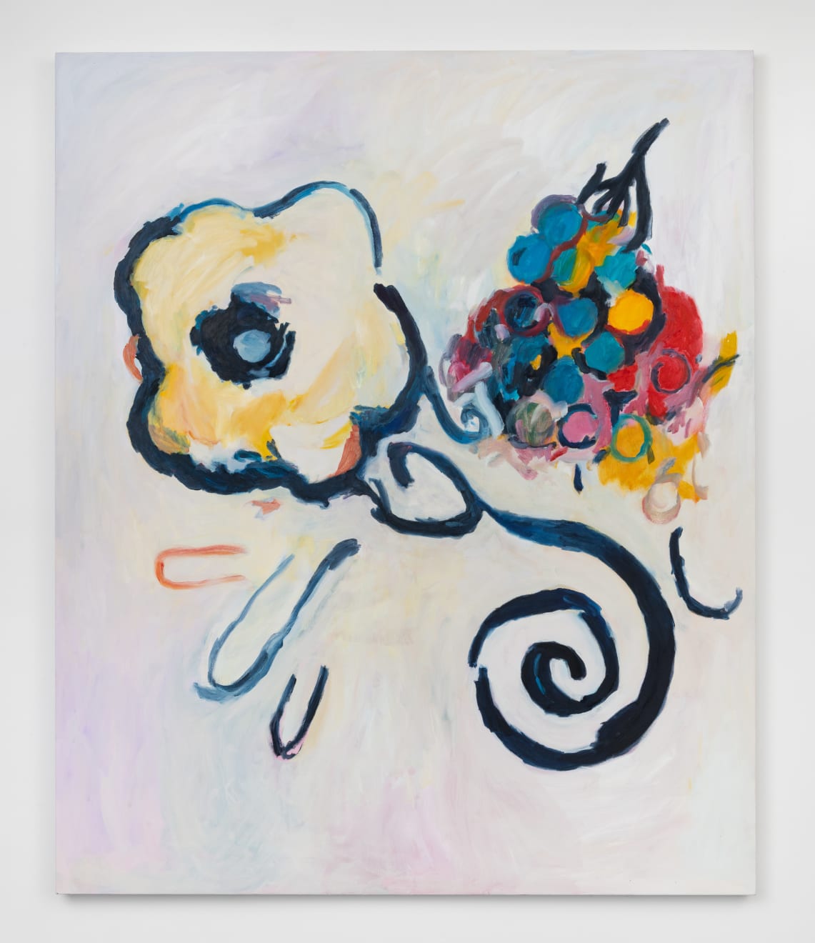 Adrianne Rubenstein, Flower, Grapes and Fish, 2024