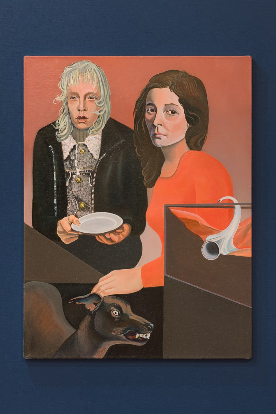 Alan Stanners, Women with Dog, 2022