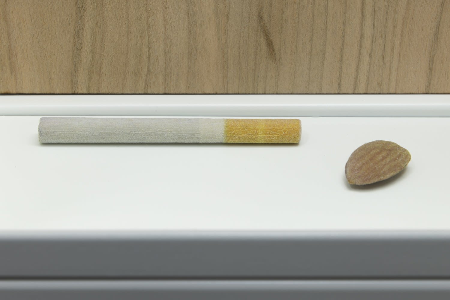 Victor Lim Seaward, Vitrine (Composition with Seated Figure), 2023